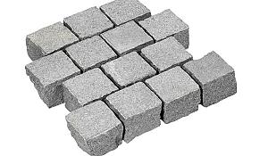 Kinderkoppen Tibet Dark Grey G654 10x10x8 cm gevlamd, dikte gezaagd, kanten gekloofd