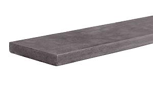 Vijver/Afdekband Vietnamese hardsteen 100x30x3 cm oppervlak en 2 lange zijdes grof geschuurd