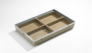 Schoonloperonderbak polymeer 100x50x8cm