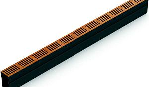 SlimLine 100 cm + Corten designrooster