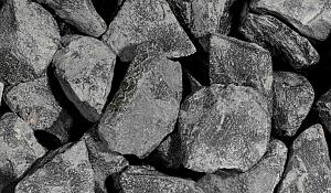Basalt brokjes zwart 32-56 mm Pallet (20kg zak)