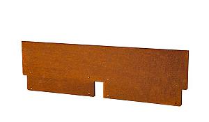 Kantopsluiting Double 300x10 cm Corten