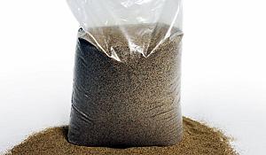 Kwartszand rondgebrand, standaard, per zak   25 kg