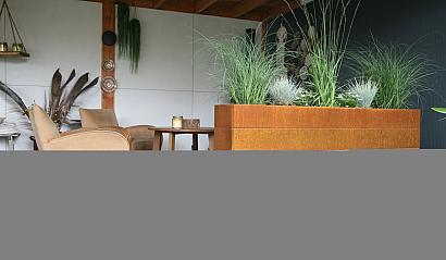 Bloembak Modulair - 240x150x70 cm Corten