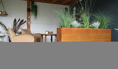 Bloembak Modulair - 270x210x70 cm Corten