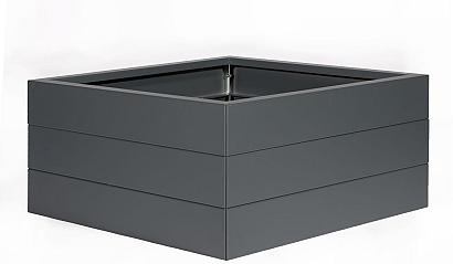 Bloembak Modulair - 120x120x42 cm Antraciet