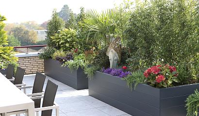 Plantenbak Modulair Antraciet 270x60x42 cm