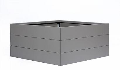 Plantenbak Modulair Taupe 300x300x42 cm