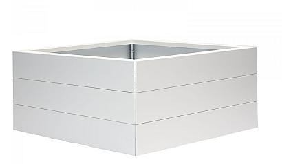 Bloembak Modulair - 120x120x42 cm Wit