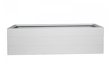Bloembak Modulair - 240x120x42 cm Wit