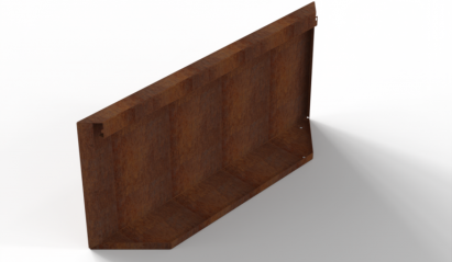 Kopschot paneel (D) 90x42 cm