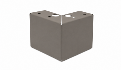Poten set - 9.5 cm hoog Taupe