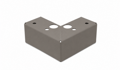 Poten set - 5 cm hoog Taupe