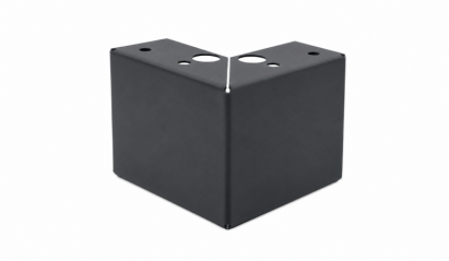 Poten set - 9.5 cm hoog Antraciet