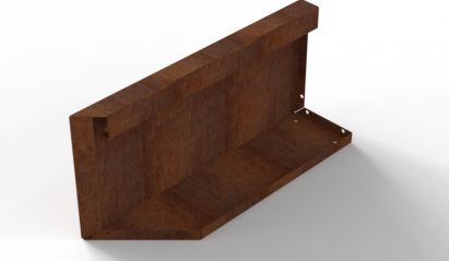 Uitwendig hoekpaneel-R (B) 60x28 cm