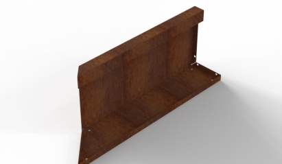 Inwendig hoekpaneel-R (C) 60x28 cm