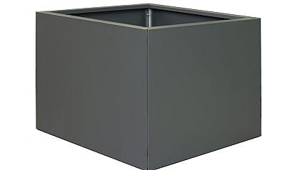 Bloembak vlak - 90x90x60 cm Antraciet