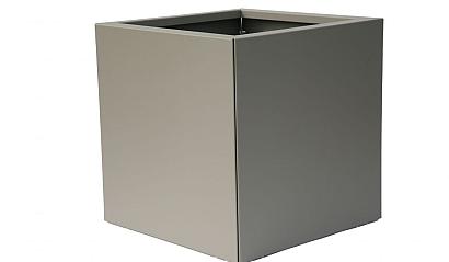 Bloembak vlak - 60x60x60 cm Taupe