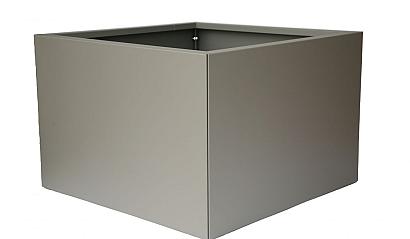 Bloembak vlak - 90x90x60 cm Taupe