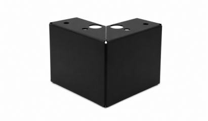 Poten set - 9.5 cm hoog Grafiet zwart