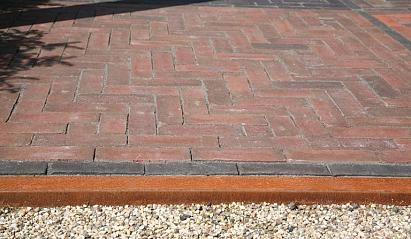 U-profiel Corten gelijkzijdig 300 cm - voor opsluitband 5 cm