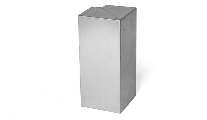 Overzetprofiel muurelement hoek 17x45x12.8 cm - Verzinkt