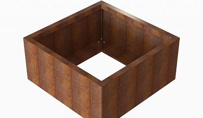Plantenbak Module+ Corten 90x90x42 cm
