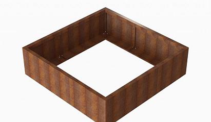 Plantenbak Module+ Corten 150x150x42 cm