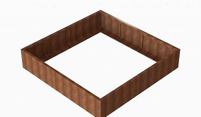 Plantenbak Module+ Corten 210x210x42 cm
