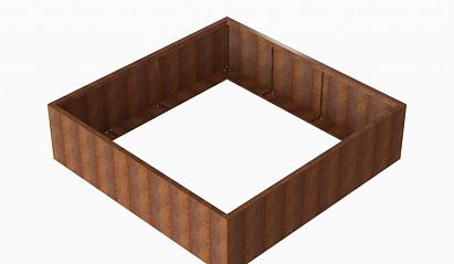Plantenbak Module+ Corten 210x210x56 cm
