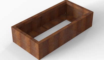 Plantenbak Module+ Corten 120x60x28 cm