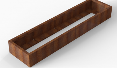 Plantenbak Module+ Corten 240x60x28 cm
