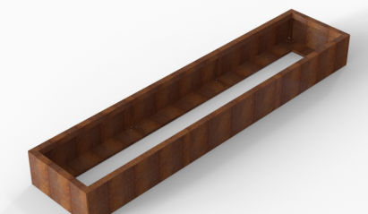 Plantenbak Module+ Corten 270x60x28 cm