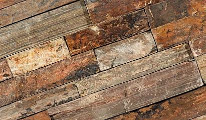 Stone Panels Rusty Slate 60x15x1,5-2,5 cm (doos à 0,45 m2)