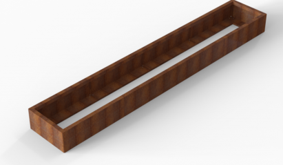 Plantenbak Module+ Corten 360x60x28 cm
