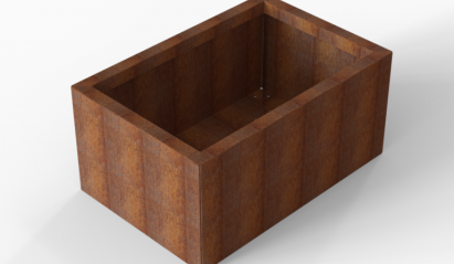 Plantenbak Module+ Corten 90x60x42 cm
