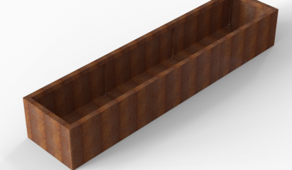 Plantenbak Module+ Corten 270x60x42 cm
