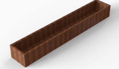 Plantenbak Module+ Corten 360x60x42 cm