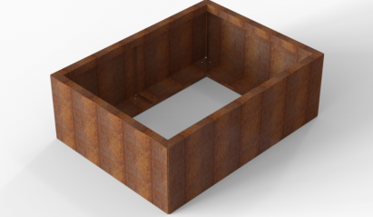 Plantenbak Module+ Corten 120x90x42 cm