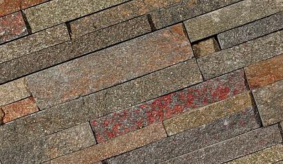 Stone Panels Rusty Quarzite 60x15x1,5-2,5 cm (doos à 0,45 m2)