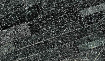Stone Panels Black Quarzite 60x15x1,5-2,5 cm (doos à 0,45 m2)