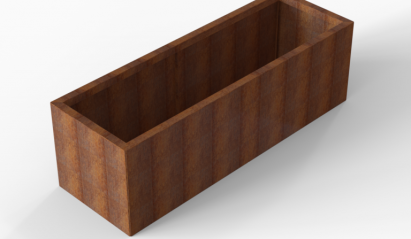 Plantenbak Module+ Corten 180x60x56 cm