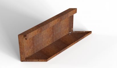 Parallel paneel-L (E) 60x28 cm