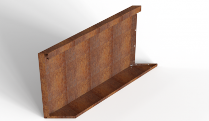 Parallel paneel-L (E) 90x56 cm