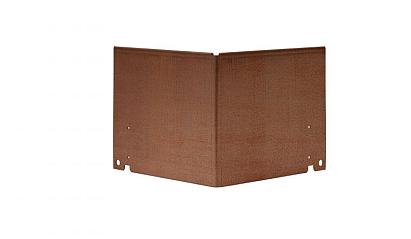 Uitwendige hoek Double (flg) 16.5 cm - Corten