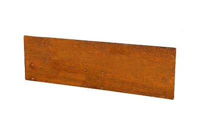 Kantopsluiting Stroke 300x16.5 cm - Corten