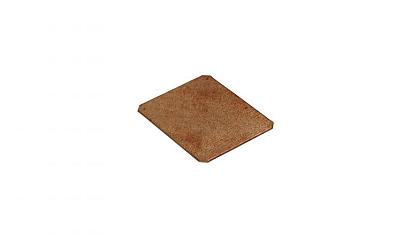 Koppelplaat 10 cm - Corten - verpakt per 50 st.