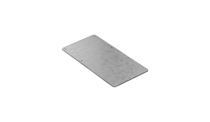 Koppelplaat 16.5 cm - Verzinkt - verpakt per 50 st.