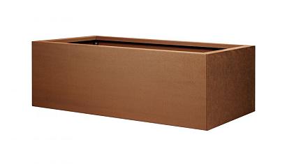Bloembak vlak - 60x150x40 cm Corten