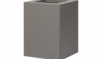 Bloembak vlak - 30x30x40 cm Taupe